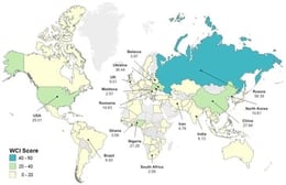 サイバー犯罪の発生源となっているのはどの国？