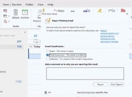 MicrosoftとKnowBe4、不審メールの通報ボタン「Microsoft Ribbon Phish Alert Button」の開発で協業