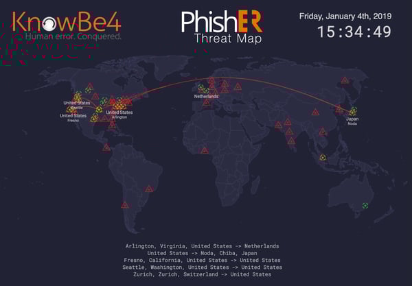 PhishER ThreatMap