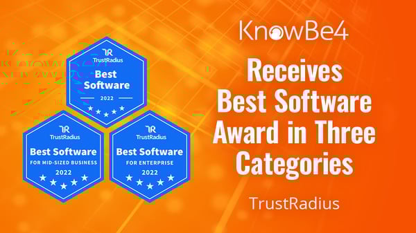 TrustRadius Best Software Awards 2022画像