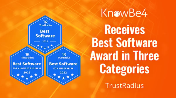 TrustRadius Best Software Awards 2022画像